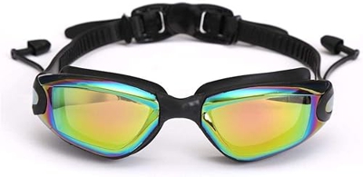 Gafas de natación Gafas de natación Ajustables antifog UVA Protección de Gafas de natación for Hombres Adultos Unisex Mujeres jóvenes niños niños (Col