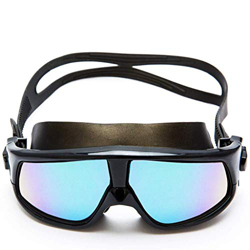 Gafas de natación Premium Gafas de natación antiebla sin Fugas con UVA Protección y Lente Transparente Visión Amplia for Hombres Mujeres Jóvenes Adult precio