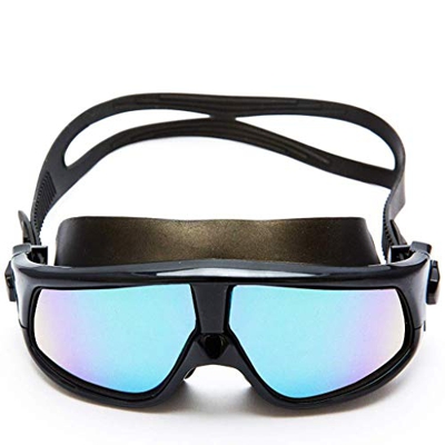 Gafas de natación Premium Gafas de natación antiebla sin Fugas con UVA Protección y Lente Transparente Visión Amplia for Hombres Mujeres Jóvenes Adult