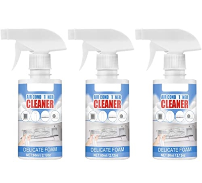 60ml Household Air Conditioner Cleaner, Air Foaming Cleaner Cleaning Spray, No Disassembly Wash-Free Deodorizer Air Conditioner Coil Condenser Cleanin