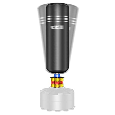 Dripex Saco de Boxeo de Pie para Adultos, Compañero de Boxeo de MMA, Entrenador de Boxeo, Resistente, con Base de Succión, Rellenable de Arena 80kg /A