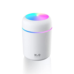 Humidificador - Mini Humidificador con Alimentación USB e inalámbrico - Difusor de aromas con función aromaterapia, silencioso - Función luz de noctur precio