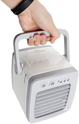 Haiqings Mini Aire Acondicionado portátil Multifunción Humidificador Purificador USB Ventilador de Enfriador de Aire de Escritorio con Tanque de Agua  en oferta