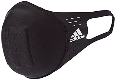 adidas Molded Face CVR Accesorios, Adultos Unisex, Negro/Blanco (Multicolor), L