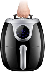 XiangWen Freidora de Aire Negra para el hogar multifunción Temporizador de Control de Temperatura 3,5 l Gran Capacidad Saludable sin Aceite máquina de en oferta