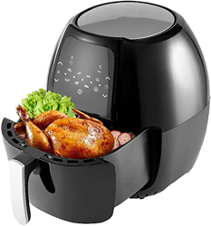 XiangWen Freidora de Aire sin Aceite para el hogar, máquina de Patatas Fritas Bajas en Grasa y sin Aceite Saludable, Temporizador de Control de Temper en oferta