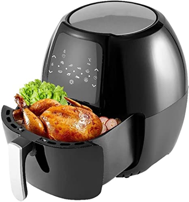 XiangWen Freidora de Aire sin Aceite para el hogar, máquina de Patatas Fritas Bajas en Grasa y sin Aceite Saludable, Temporizador de Control de Temper