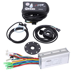Dpofirs Kit de Conversión de Bicicleta Eléctrica Kit de Controlador de Velocidad Fácil de Comprobar para Motor de 500W características