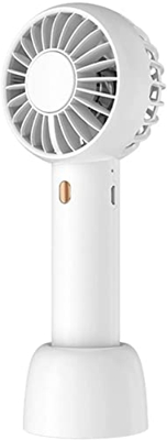 Haiqings Mini USB Huella del fanático USB Ventilador Recargable de 3 velocidades Aplicado Ajustable Desktop Cooler de Aire al Aire Libre Ventilador de