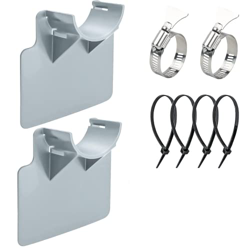 2 Soportes de manguera de piscina de 30 mm - 39 mm, Soporte de la tubería de la Piscina, Protección contra torceduras de plástico para Intex y Bestway en oferta