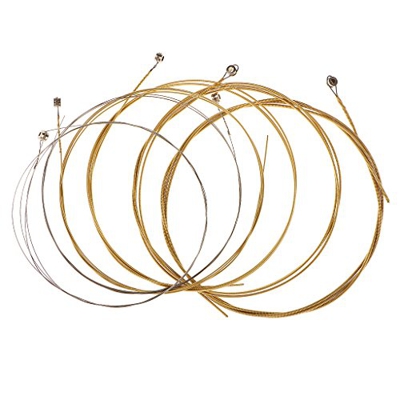 perfeclan Juego de Cuerdas de 6 Piezas para Guitarra Acústica, Hecho de Bronce, E B G D a E