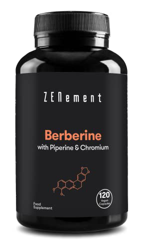 Zenement | Berberina, 500 mg, 120 Cápsulas | con Pimienta Negra y Cromo | El mejor extracto de Berberis aristata | Vegano, No GMO, Sin Gluten características