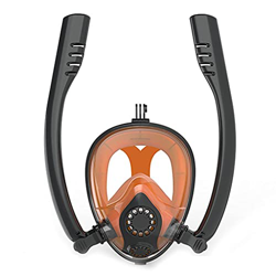 Desconocido Máscaras de Buceo Respirador de Buceo Respirador de Snorkel en Seco Completo Natación de Cara Completa para Adultos HD Impermeable y antiv precio