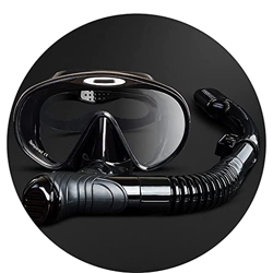 Desconocido Máscaras de Buceo Equipo de Buceo Snorkel para Adultos Juego de esnórquel Completamente seco Marco Grande Campo de visión de Alta definici características