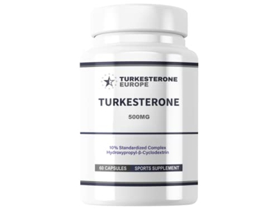 Turkesterone 10% Complejo con Hydroxypropyl-β-Cyclodextrine - 60 cápsulas (500 mg)