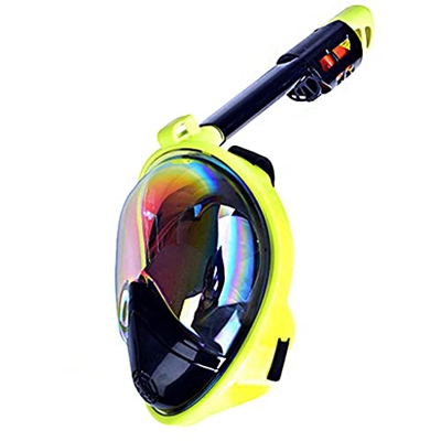 Desconocido Máscaras de Buceo Buceo para Adultos 2 tamaños de Cara Completa Scuba Diseño Plegable Gran Campo de visión Buceo Natación Buceo Snorkel Tr