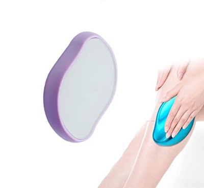 LYEAA Bleame - Borrador de pelo de cristal, removedor de pelo de cristal, depiladora física para hombres y mujeres, sin dolor, reutilizable, seguro, b