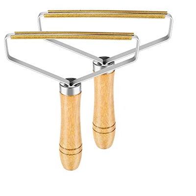 Quitapelusas portátil, 2 unidades, portátil, para ropa, puff, alfombras, pelo de animales, mantas, abrigos tejidos.