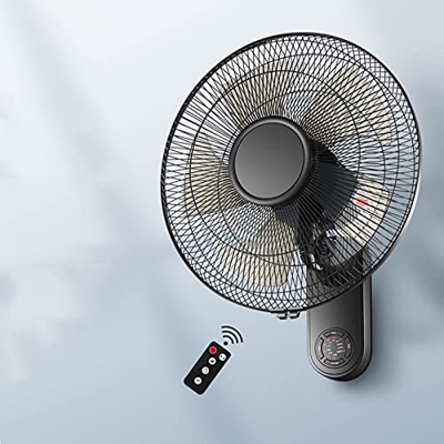 Ventilador Oscilante De Montaje En Pared, Ventilador De Pared De Enfriamiento Temporizado Inteligente, Ventilador Montado En La Pared con Control Remo