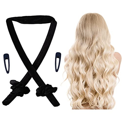 Yngffb Rizador Pelo Sin Calor, Rizador De Pelo Sin Calor, Heatless Hair Curlers, Rizadores Para Cabello Largo, Con Pinzas Para El Cabello Y Lazos Para