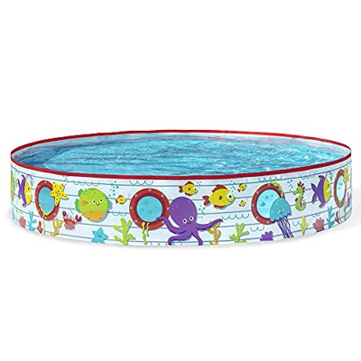 EUPEFIST Piscina Infantil Rígida, Piscina Portátil Plegable De PVC para Niños Piscina Inflable Sin Jardín para Niños Pequeños Niños Familia por Encima