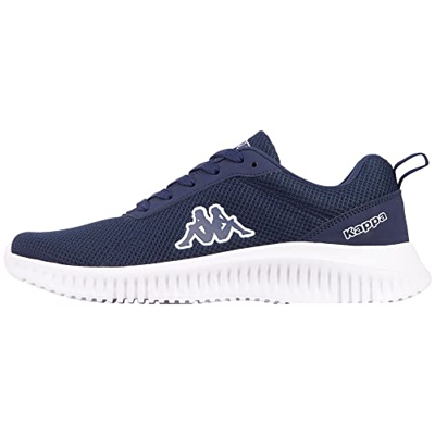 Kappa Flunes, Zapatillas para Correr de Carretera Unisex Adulto, Azul Marino y Blanco, 42 EU