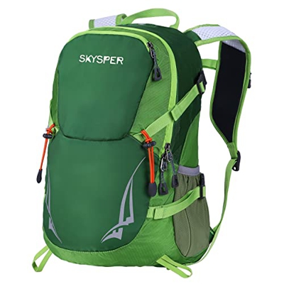 SKYSPER 20L Mochilas de Senderismo al Aire Libre Mochila de Senderismo Macutos Impermeable Ergonómica para Viajes Excursiones Acampadas Trekking