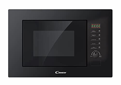 Candy MIC20GDFN, Microondas Integrable con Grill, 20L, 1000W, 8 Funciones, Digital, 8 Programas, Bloqueo Seguridad, Plato 24,5CM, Bandeja Metálica, Ve en oferta
