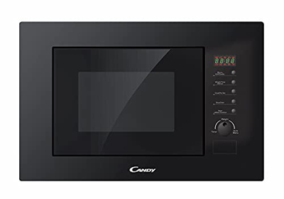 Candy MIC20GDFN, Microondas Integrable con Grill, 20L, 1000W, 8 Funciones, Digital, 8 Programas, Bloqueo Seguridad, Plato 24,5CM, Bandeja Metálica, Ve