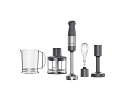 Kenwood Batidora de Mano Triblade XL Antisalpicaduras, Picadora de 500 ml, Accesorio Batidor y para Puré de Metal y Vaso de Plástico sin BPA, Apta par características