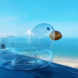 Flotador bebé, Asiento de la Piscina para Niños, Flotador Bebe Inflable 6 Meses-4 año, Forma de Patito Lindo, Juguetes de Desarrollo de Natación,Apto  en oferta