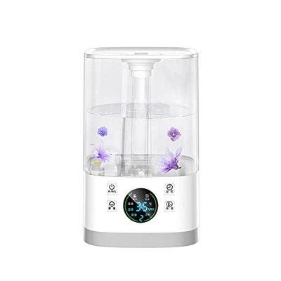 purificador de aire y humidificador Humidificador de niebla fresca: dure horas, operación de una noche a la noche a la noche, un tanque de relleno fác