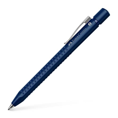 Faber-Castell 144163 Grip 2011 - Bolígrafo (mina XB, tinta azul, indeleble, 1 unidad)