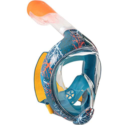 Desconocido Máscara de Buceo Máscara de Buceo Máscara de Snorkel panorámica antivaho de Cara Completa para Buceo Snorkeling (Color : A, Tamaño : XS) ( precio