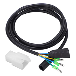 Longzhuo Adaptador de Motor de Bicicleta eléctrica, Cabeza Hembra Impermeable de 1300mm, Enchufe de 9 Pines, Accesorios de Motor de Bicicleta eléctric en oferta