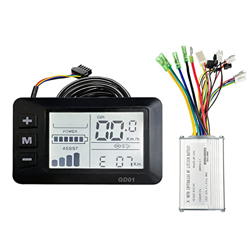 LOVIVER LCD Display Panel Kit Set 15A 36V48V para Bicicleta Eléctrica características