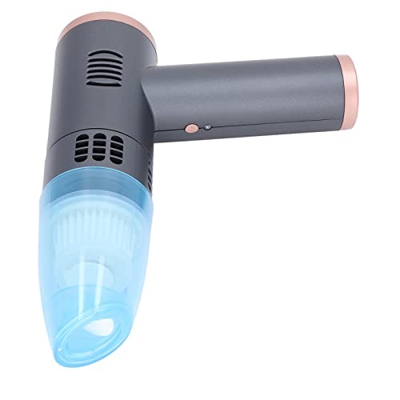 Aspirador de Coche de Carga Inalámbrica, Aspirador de Coche de Succión Fuerte para Exteriores(Azul negro)