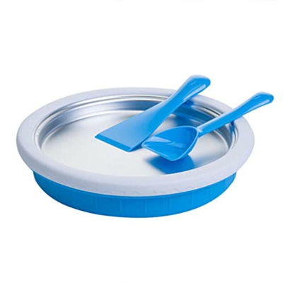 N/A Plato para Hacer Helados Instantáneos No Electrónicos Helado Frito Rollo De Hielo Máquina para Congelar Yogur