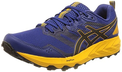 Asics Gel-Sonoma 6, Zapatillas para Carreras de montaña Hombre, Monaco Blue/Black, 46 EU