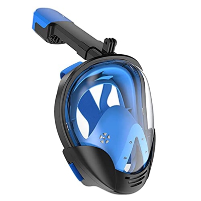 Desconocido Máscaras de Buceo Buceo Adecuado para Adultos Buceo Tipo de Cara Completa Bajo el Agua Que Se Ajustan a la Piel Buceo de Doble Tubo (Color