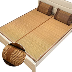 Colchoneta de Verano Set de Cama de Estera de bambú/Almohadilla for Dormir for Dormir/colchón, Cama de Verano de Doble Cara - for el Dormitorio de Cam en oferta