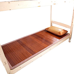Colchoneta de Verano Cama estera de bambú, almohadilla for dormir de enfriamiento de verano, colchón frío for dormir con lados, colchón de seda de hie en oferta