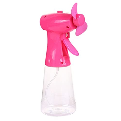 Ventilador de niebla de agua, botella de pulverización, ventiladores de mano, ventilador portátil para exteriores con spray de niebla de agua para vac