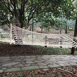 FMOPQ Hamaca Interior y Exterior, Hamaca de jardín con Bolsa de Transporte de Malla de Cuerda de Nailon, Adecuada para una Variedad de Lugares precio