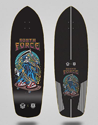 South Force monopatin Skate Skateboard surfskate Deck Tabla Muerte 34
