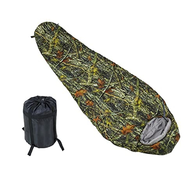 JYER Sacos de Dormir de mochilero, Saco de Dormir Ultraligero de 4 Temporada, Saco de Dormir liviano con Saco de compresión, para Acampar, Senderismo,