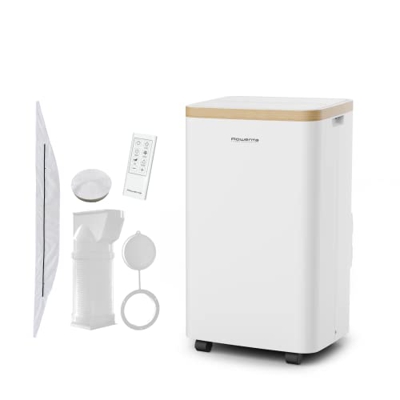 Rowenta Turbo Eco Sense+ AU5620 - Aire acondicionado portátil de 3500 W, eficiencia energética clase A, aire acondicionado, deshumidificador y ventila