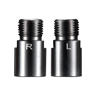 ICDKOYK 1 par de extensores de pedales de bicicleta adaptadores de espaciadores de rosca de eje de extensión accesorios de actualización de reparación