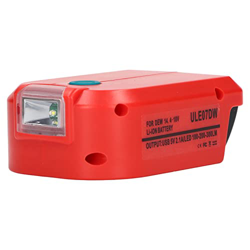 SALUTUYA Convertidor de Energía de la Batería, Adaptadores de Baterías ABS Dual USB Amplia Aplicación ADP05 para Cargar(ULE07DW Miwatch Rojo) en oferta