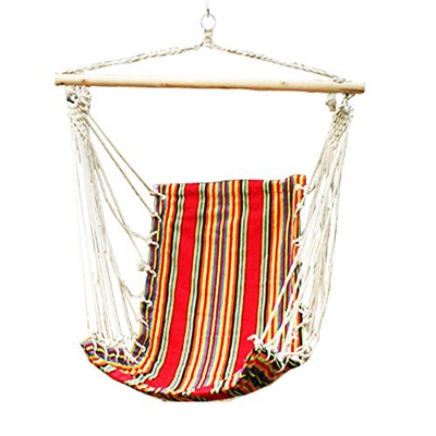 FMOPQ Silla Columpio Hamaca Asiento Columpio de Cuerda Colgante para Interior y Exterior | Silla de Lectura Suave y Duradera Silla Hamaca de jardín (C